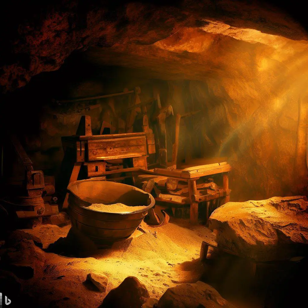 Gold Mine in Ancient Greece
