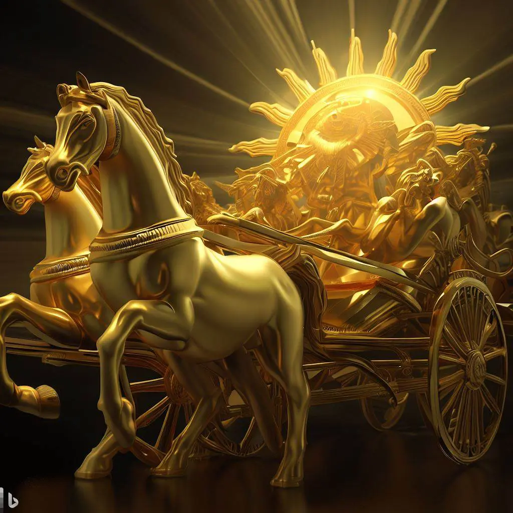 golden chariot of Helios