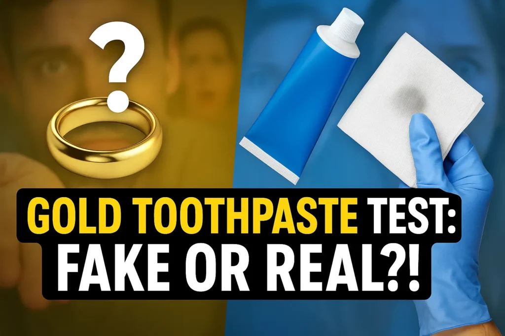 How to Test Gold at Home with Toothpaste