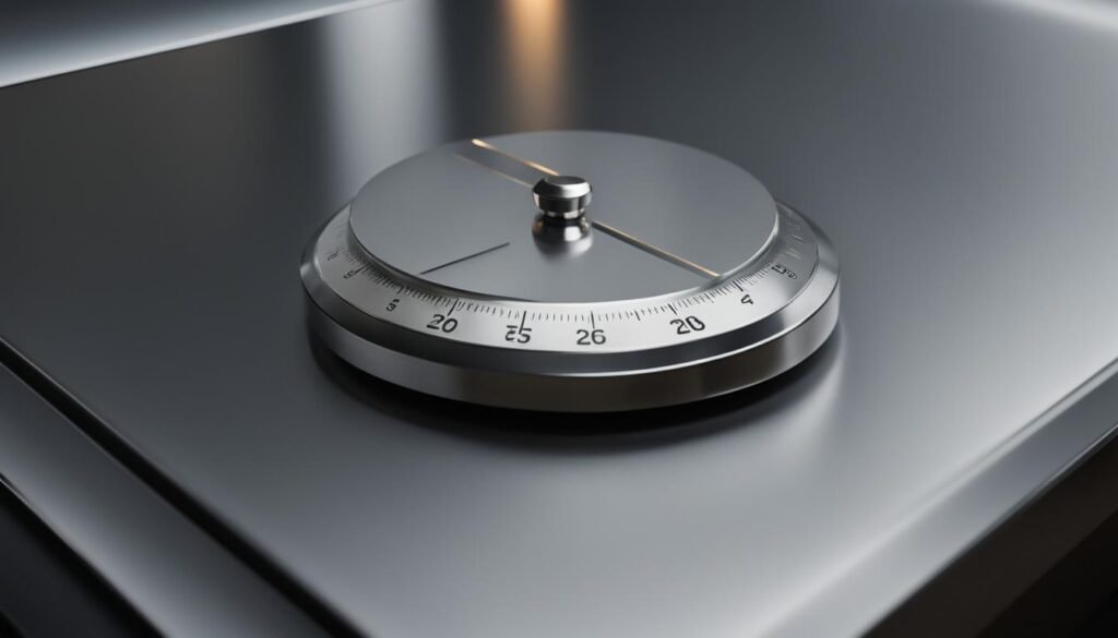 nickel weight on a digital scale
