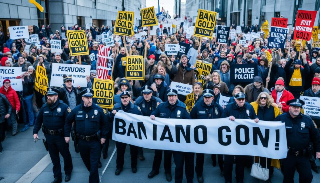 gold ban public opinion