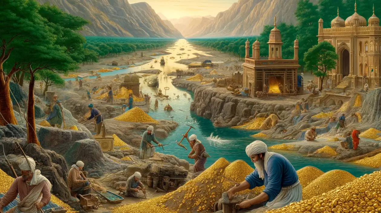 Gold Mining in the Indus Valley