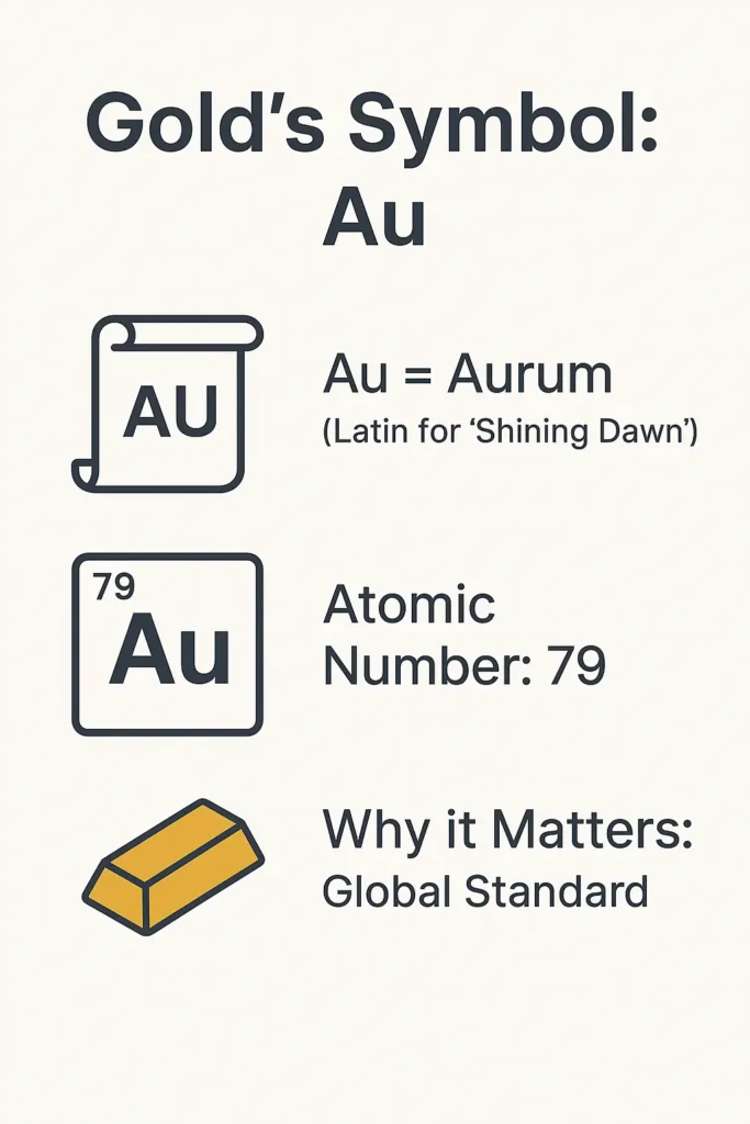 Gold's Symbol Au