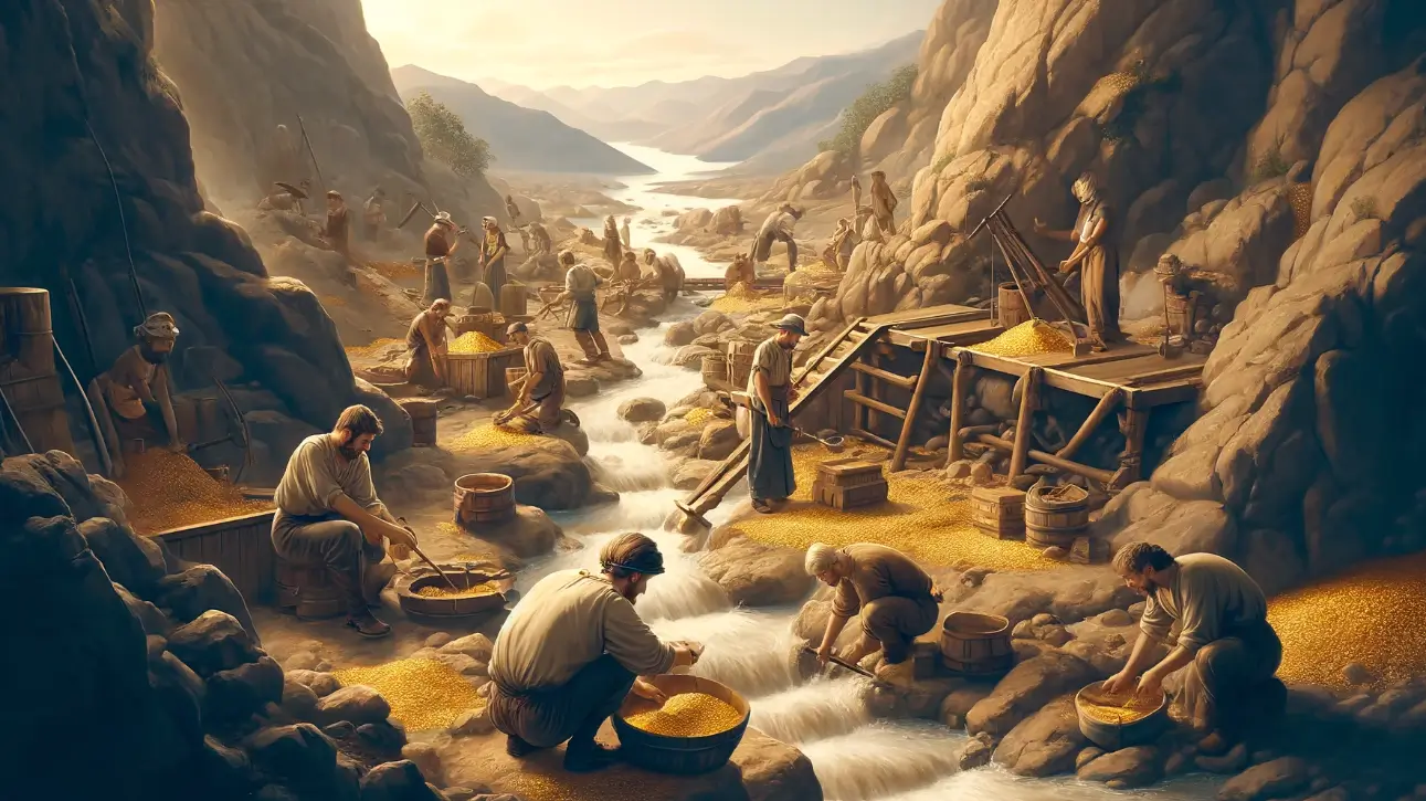 Ancient Gold Mining: Techniques of Early Civilizations