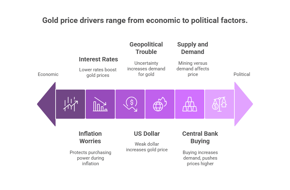What Makes Gold Prices Tick? The Old-Fashioned Way