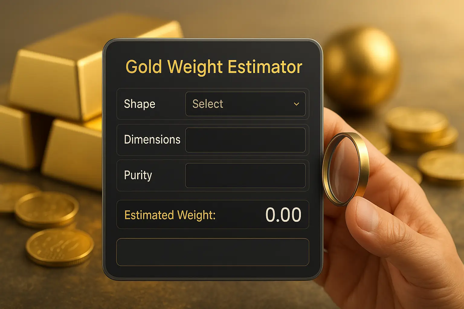 Gold Weight Estimator