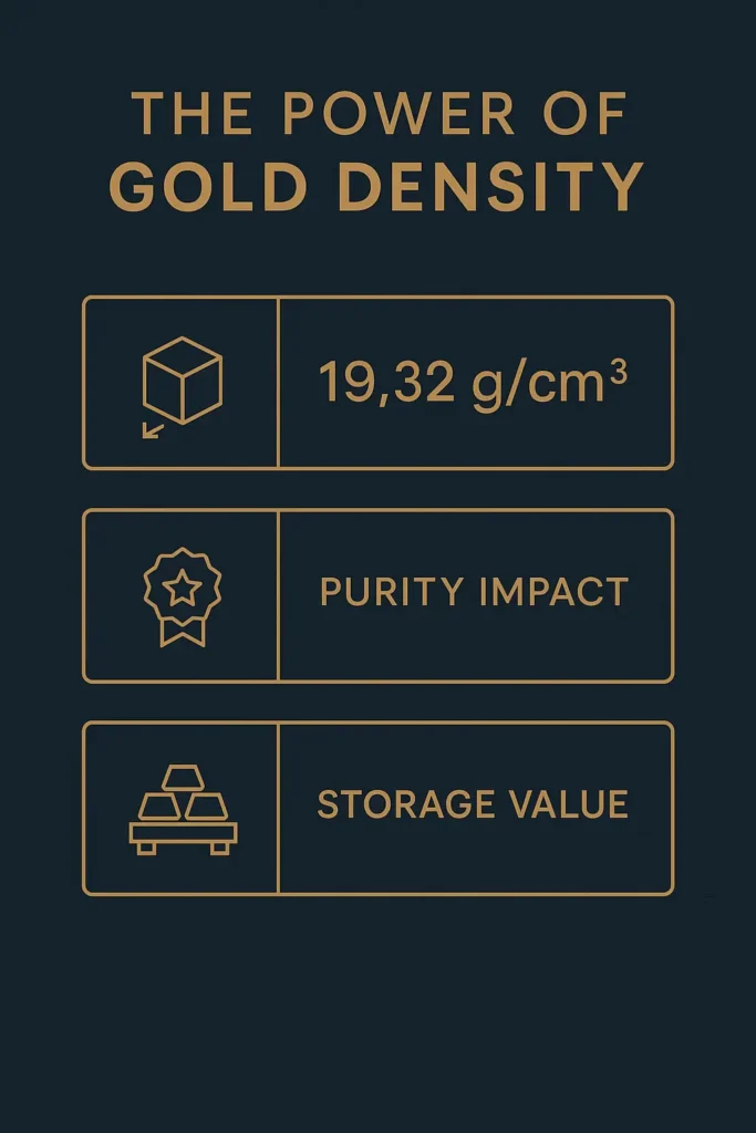THE POWER OF GOLD DENSITY