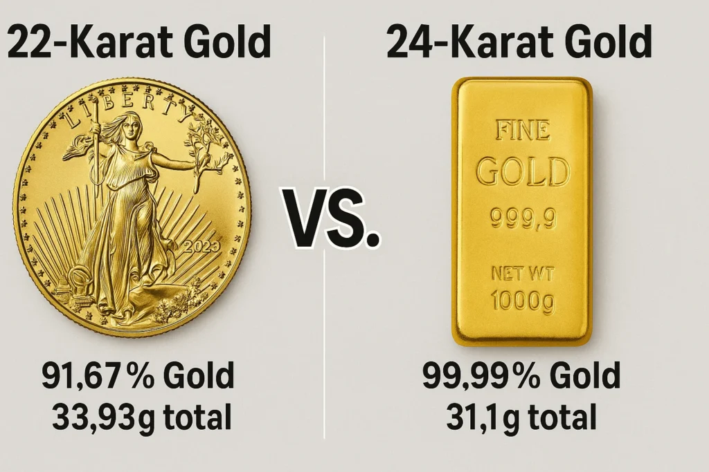 22-Karat Gold vs 24 Karat Gold