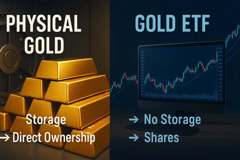 Physical gold versus Gold ETF