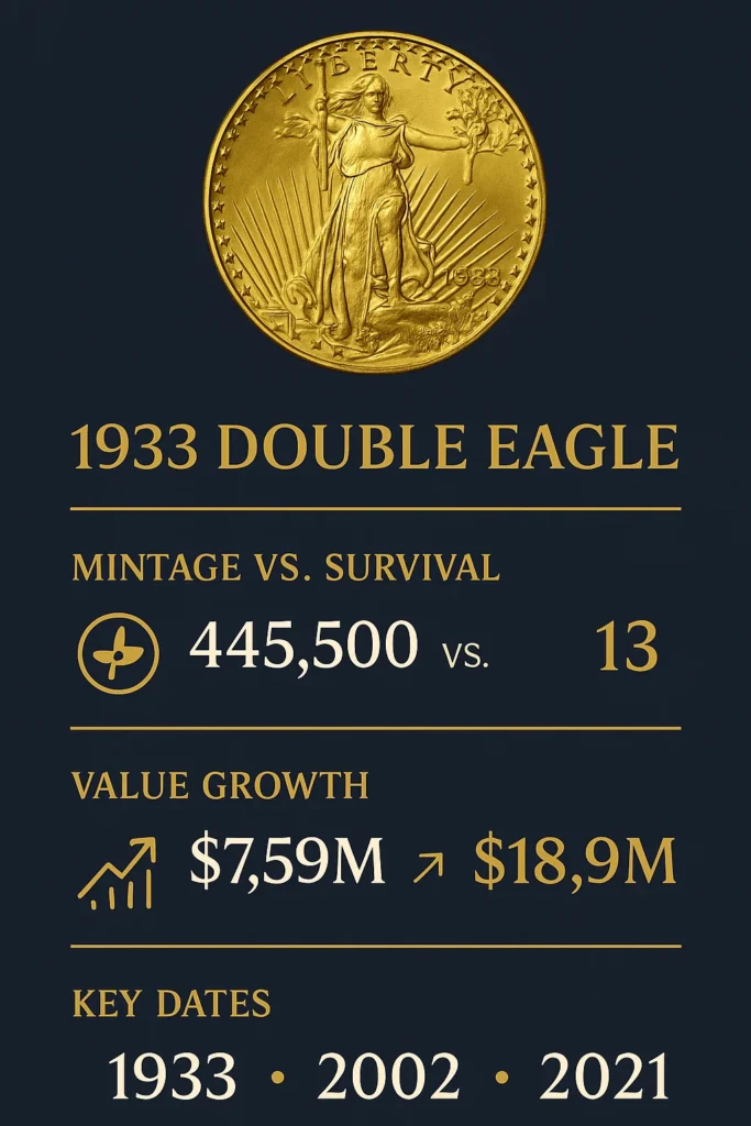 1933 Double Eagle coin details