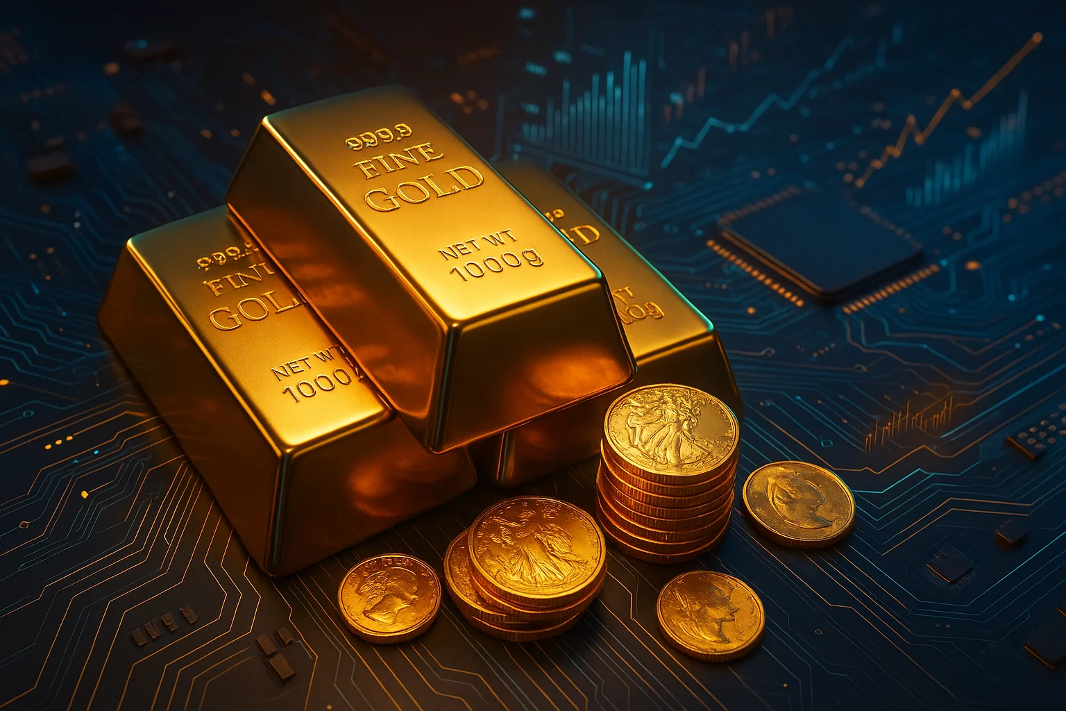 gold and technology