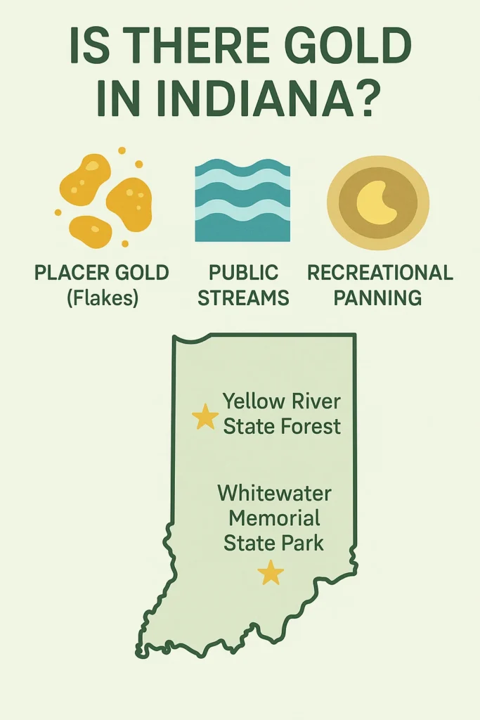 Indiana gold map