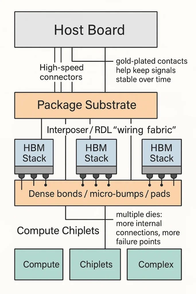 Chiplet HBM system architecture