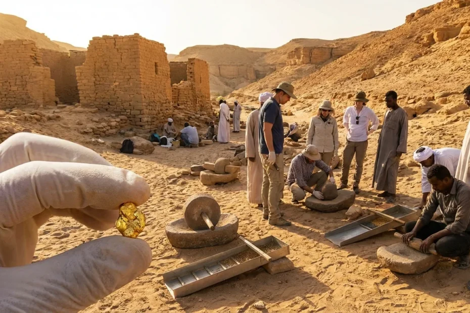 How Gold Was Mined in Ancient Nubia