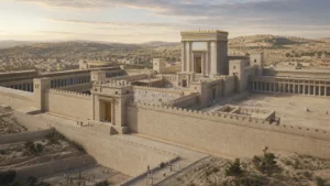 Historical reconstruction of Herod's Temple and the Temple Mount in Jerusalem