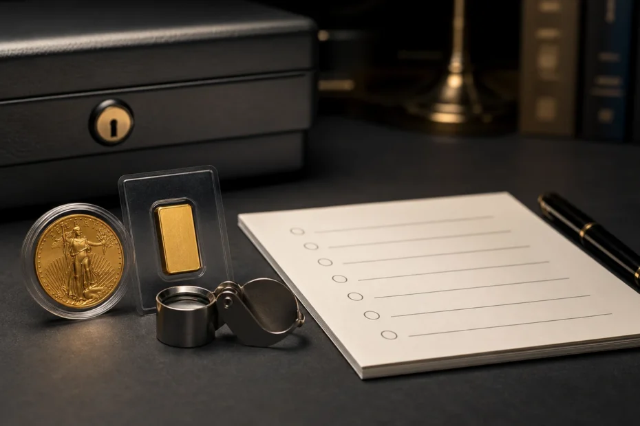 Free Gold Guide for Beginners — Coins, Bars, Costs, and Storage