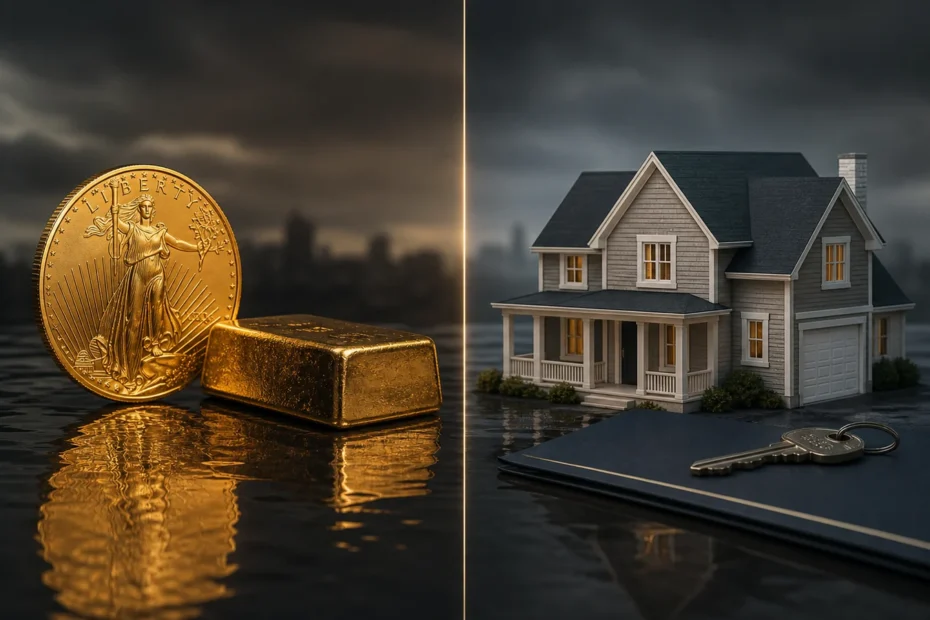 Gold vs Real Estate in a Recession — Liquidity, Leverage, and Returns