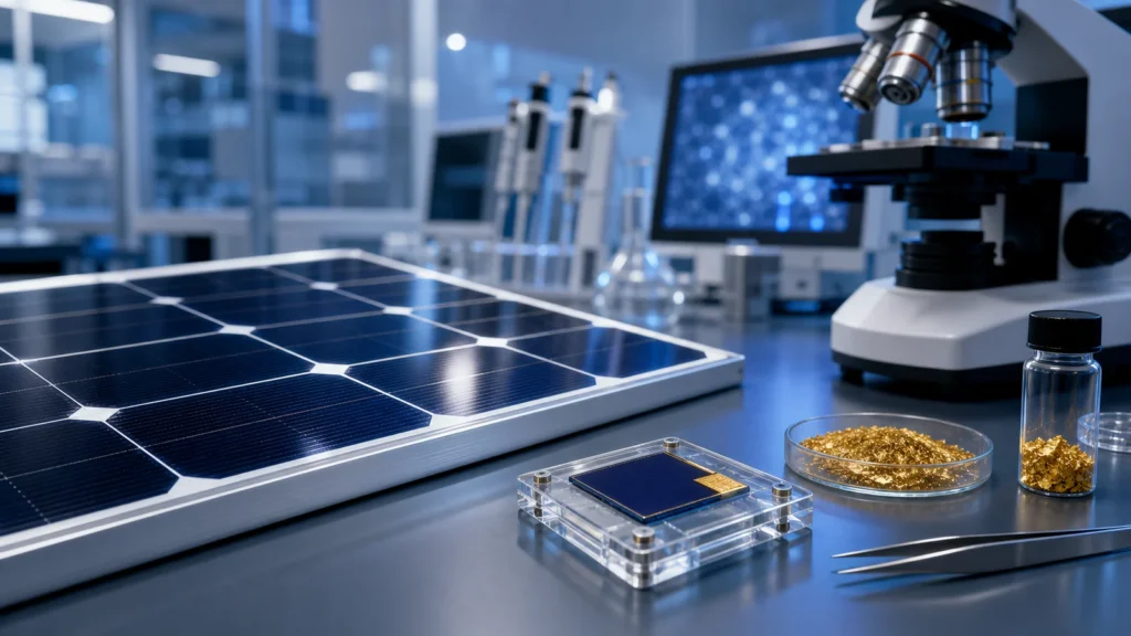 Gold in Solar Panels: Real Uses, Research, and Alternatives
