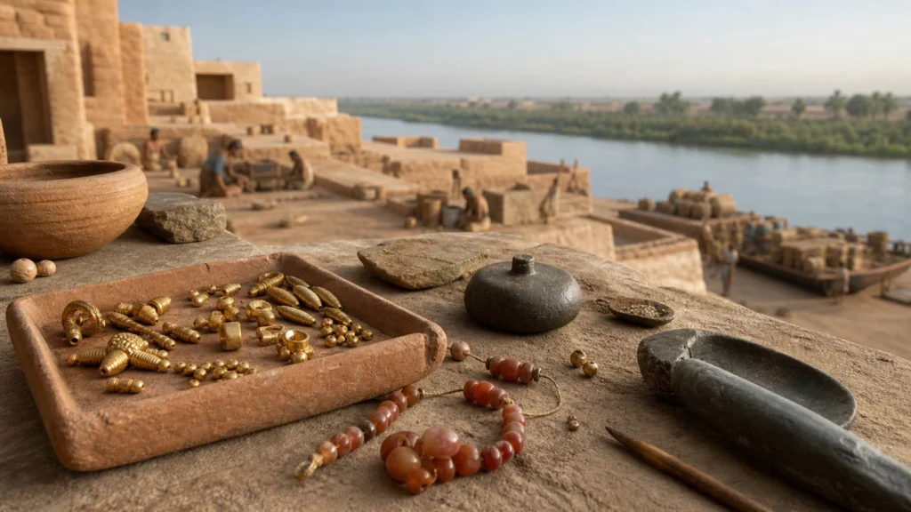 Gold in the Indus Valley Civilization — Evidence, Trade, and Mining Claims