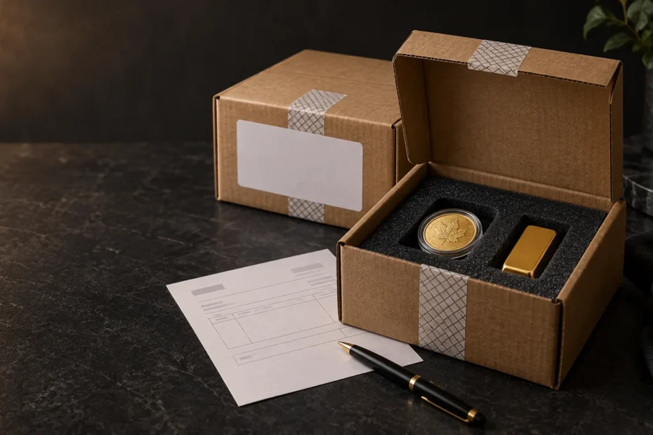 how to ship gold safely with insurance